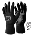 Nitrile Smooth Work Gloves Black, 2XL, 12 Pair Pack